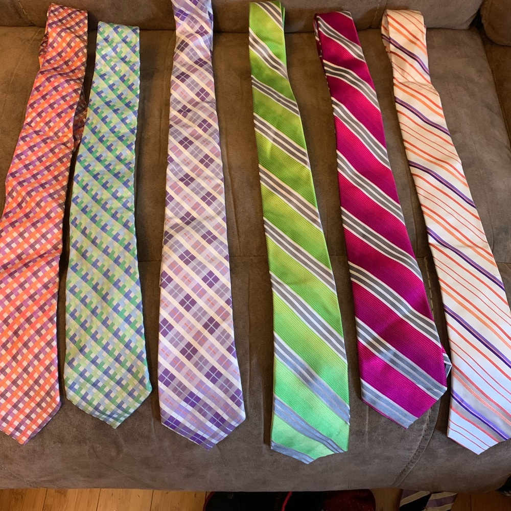 Set of 6 men’s EXPRESS ties. Authentic